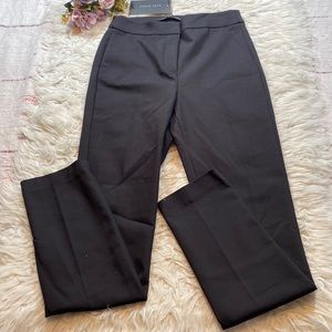 NWT Zara Black High Waist Straight Leg Pants sz 2
